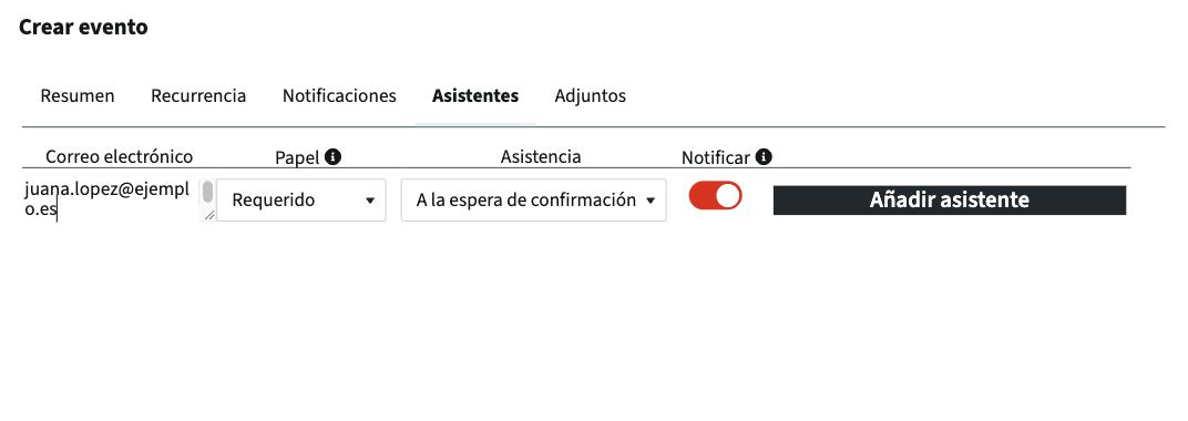 Asistentes de un evento